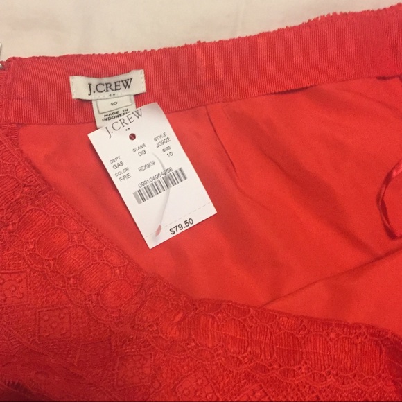 JCrew Tiered Lace Skirt NWT - Picture 6 of 6